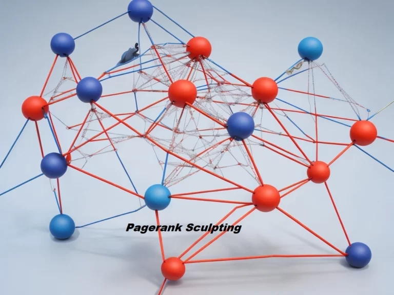 This image is a book cover for the chapter "Alert From Pagerank Sculpting