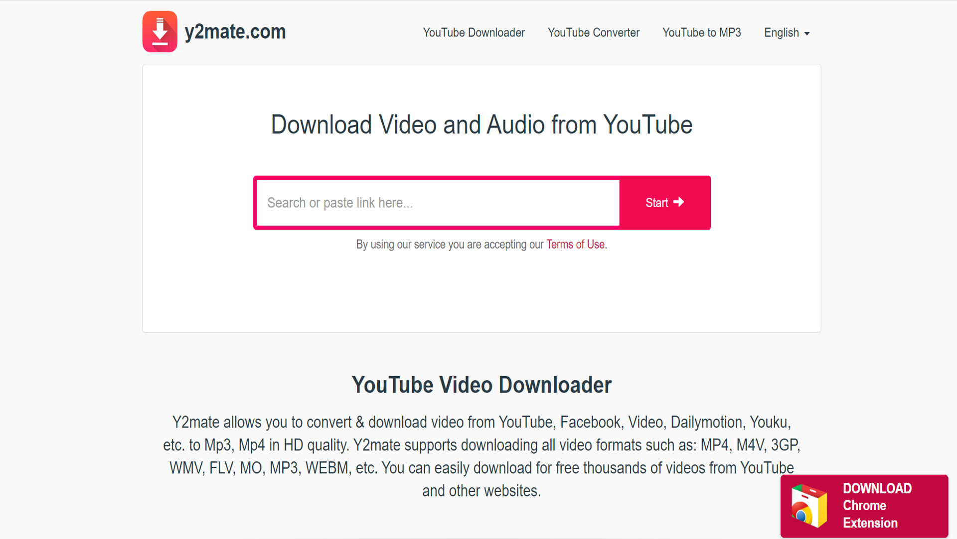 Easy to use YouTube MP3 converter